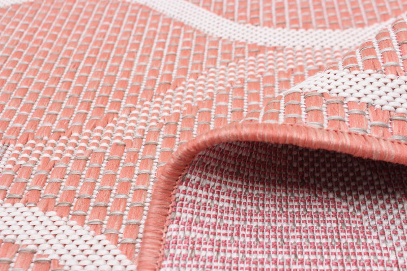 Neisha Abstract Coral Rug 5'3\" X 7'3\" Area Rug