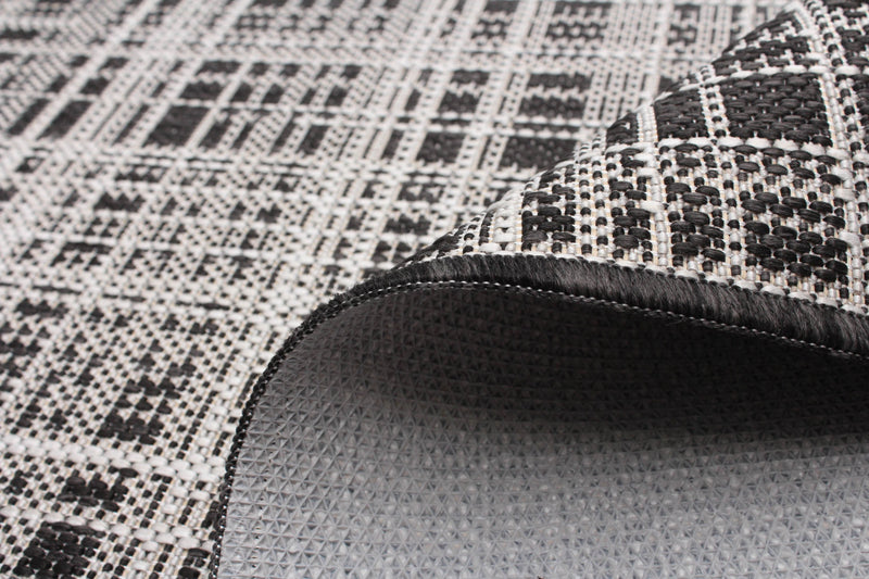 Panthea Black Area Rug - 4'4\" X 6'5\" 