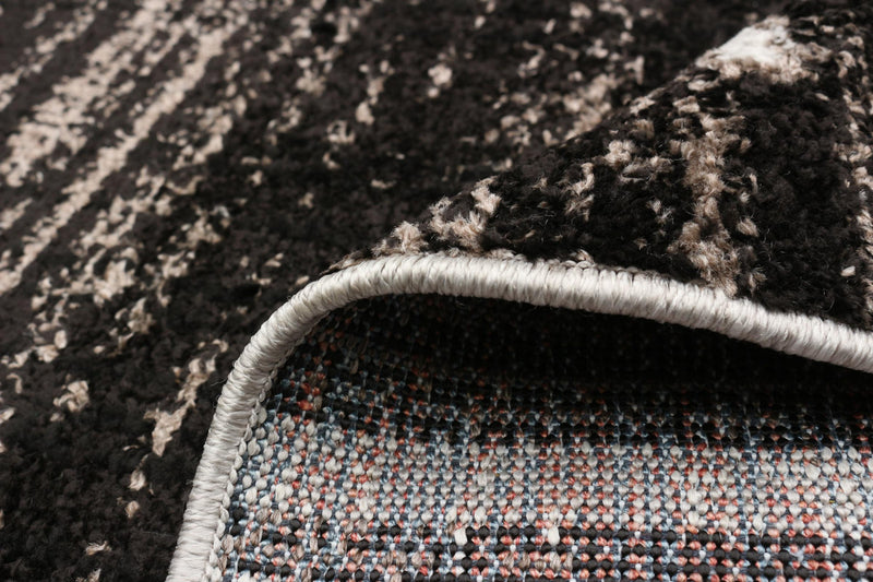 Vera Harmony Black Area Rug - 7'10\" x 10'5\"