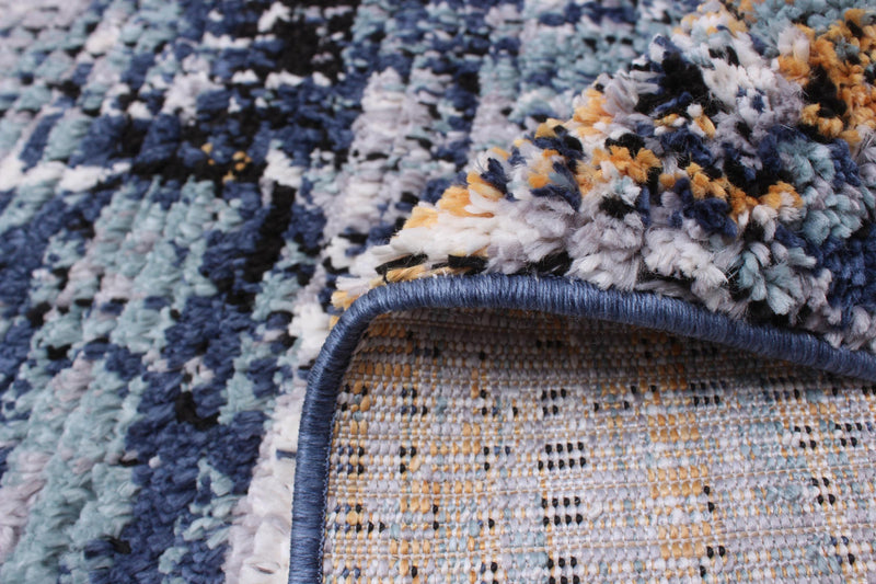 Paloma Marble Blue Area Rug - 8'0\" x 10'0\"