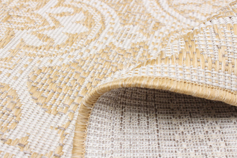 Neisha Traditional Gold Rug 6'7\" X 9'6\" Area Rug