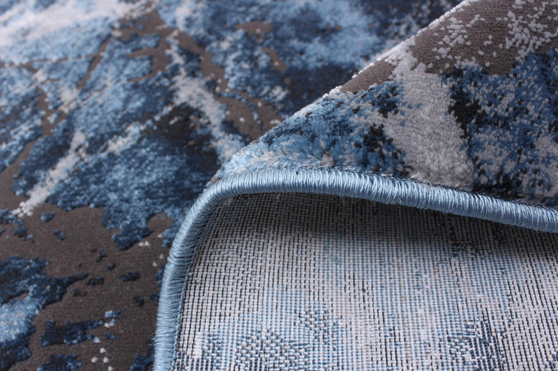 Blue Marble Area Rug - 8'0\" x 10'0\"