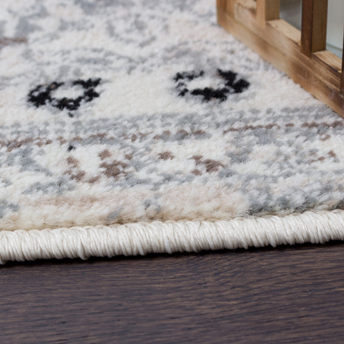 Far Grey 3x5 Area Rug