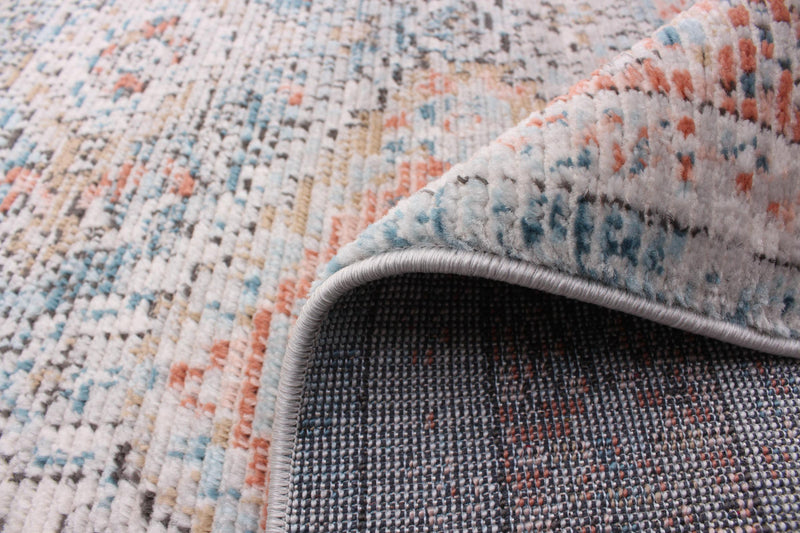 Leandra Copper/blue Rug 3'11\" X 5'11\" Area Rug