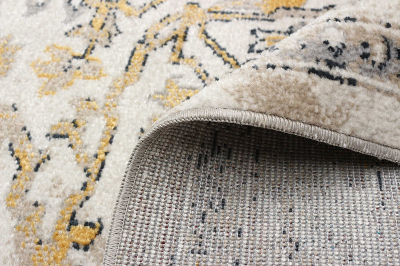 Legacy Ivory Machine Washable Area Rug - 6'0\" x 9'0\"