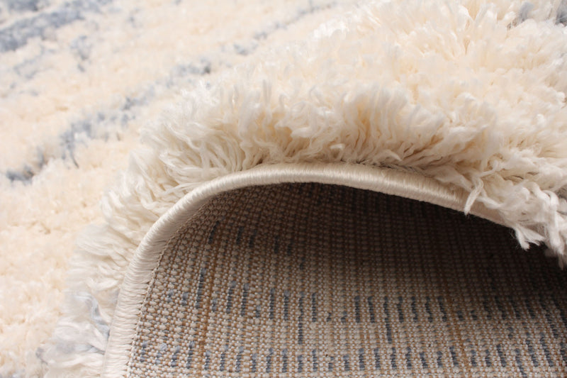 Kei Cream/Light Blue Area Rug - 3'11\" x 5'7\"