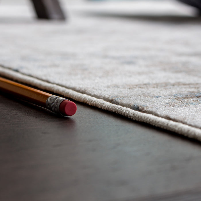 Shi Moroccan Blue 3x5 Area Rug