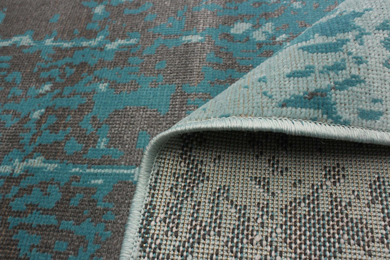Mariam Aqua 6'7\" x 9'6\" Area Rug