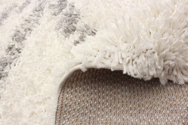 Helma Liv Cream Shag 6'7\" X 9'6\" Area Rug