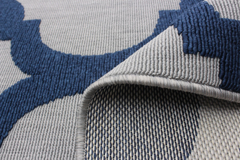  Sophie Grey-Navy Area Rug - 4'7\" x 6'7\"
