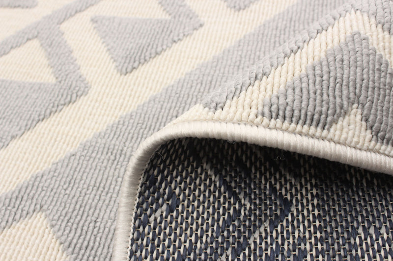 Gaia Light Grey 3'11\" x 5'7\" Area Rug