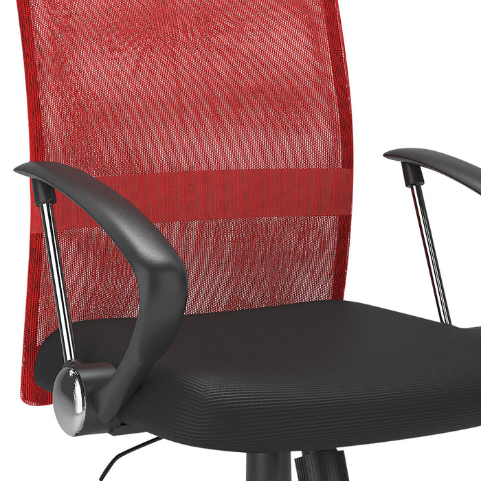 Andre 24\" Adjustable Mesh Office Chair - Red