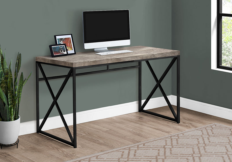 Brady 47.25\" Reclaimed Wood Look Office Desk - Taupe