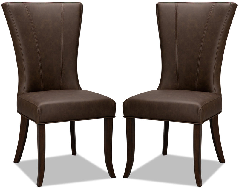 Bree Dining Chair, Set of 2 – Brown