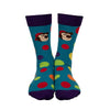 Brickley Bear Adult Socks -  French Text Version