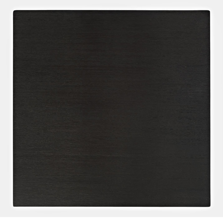 Bronx 24\" Rustic End Table with Storage and Shelf - Charcoal Wood