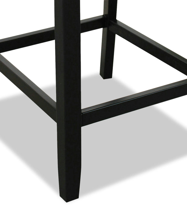 Cami 5pc Counter-Height Dining Set with Table & 4 Grey Chairs, Genuine Marble Top, 54\"W Square