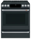 Cafe 5.7 Cu. Ft. Smart Electric Range with True European Convection - Matte Black - CCES700P3MD1