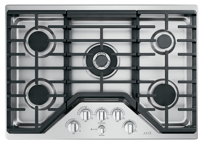 Cafe 30\" 5-Element Gas Cooktop - Stainless - CGP95302MS1