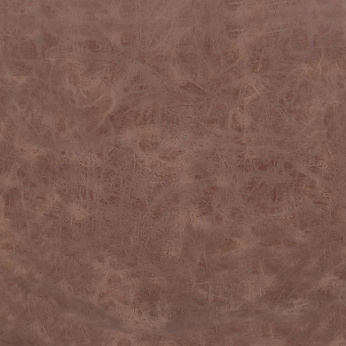 Coty Barstool with Vegan Leather Fabric, Metal - Brown