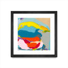 \"Free Falling\" Matted and Framed Black 36x36 Wall Art