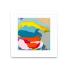 \"Free Falling\" Matted and Framed White 30x30 Wall Art