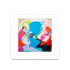\"Traveling Back In Time\" Matted and Framed White 30x30 Wall Art