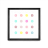 \"Pink Iv\" Matted and Framed Black 36x36 Wall Art