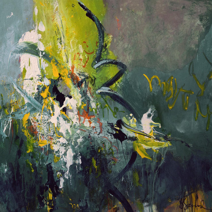 \"Happiness\" Giant Art 54x54 Wall Art