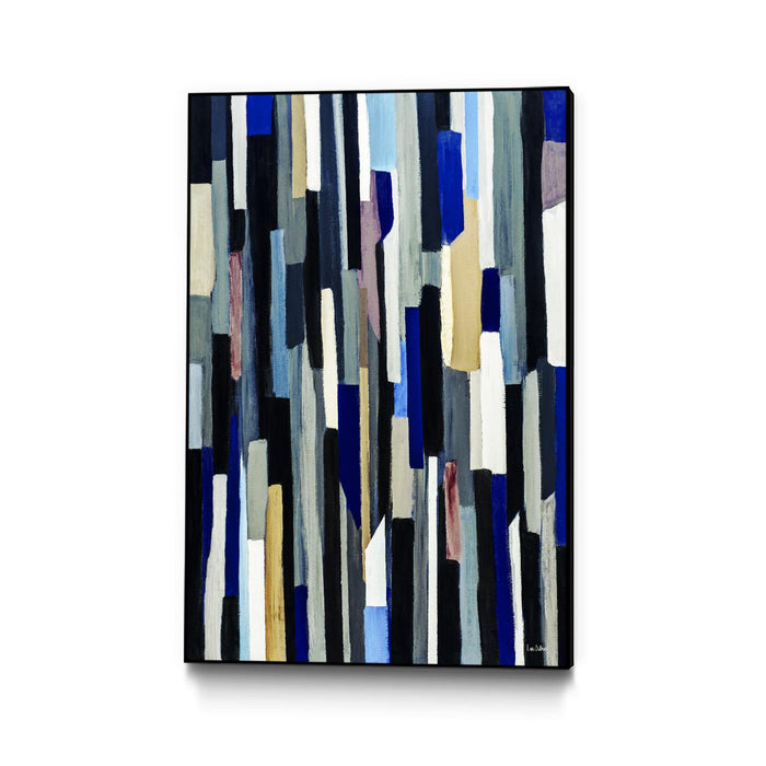\"Modernday\" Canvas Framed Black 24x36 Wall Art