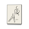 \"Nude\" Canvas Framed Black 24x32 Wall Art