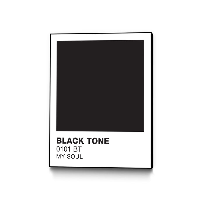 \"Black Tone \" Canvas Framed Black 30x40 Wall Art