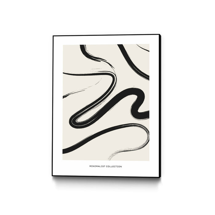 \"Free\" Canvas Framed Black 30x40 Wall Art