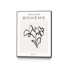 \"Maison Bohème No.1\" Canvas Framed Black 24x32 Wall Art