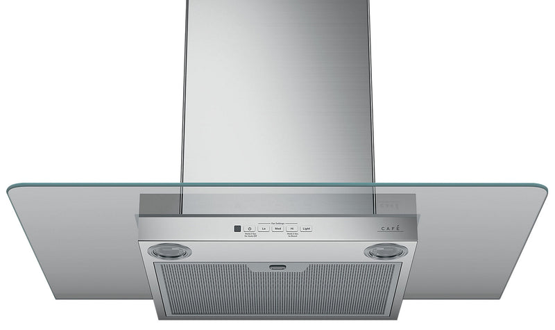 Café 30\" Wall-Mount Glass Canopy Range Hood - CVW73012MSS