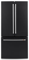 Cafe 33\" 18.6 Cu. Ft. French-Door Refrigerator - Matte Black - CWE19SP3ND1