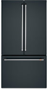 Cafe 36\" 23.1 Cu. Ft. French-Door Refrigerator - Matte Black - CWE23SP3MD1