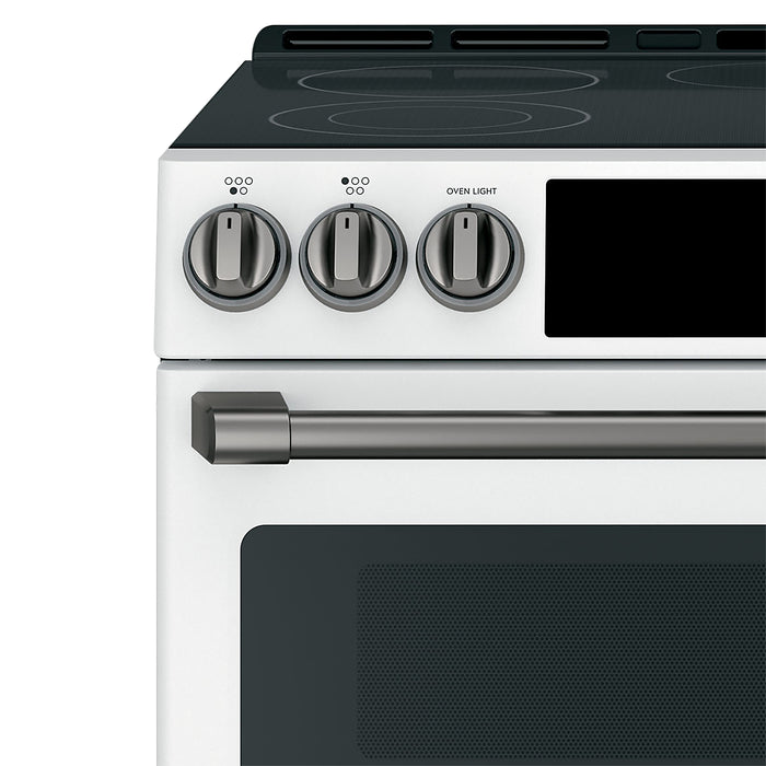 Café Electric Range Brushed Black Knobs and Handles Set - CXFCEHKPMBT