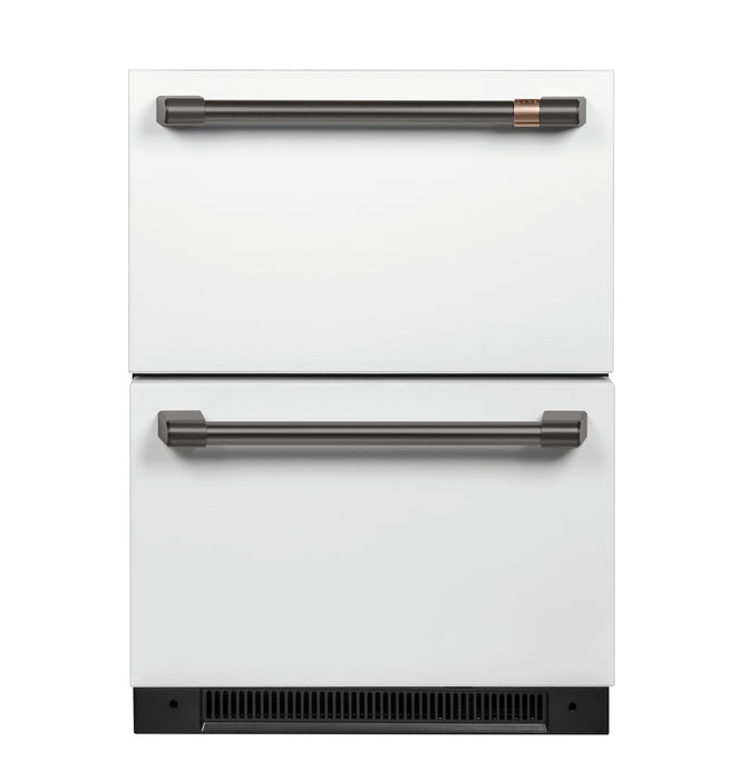 Café Dual-Drawer Refrigerator Brushed Black Handle Set - CXMA3H3PNBT