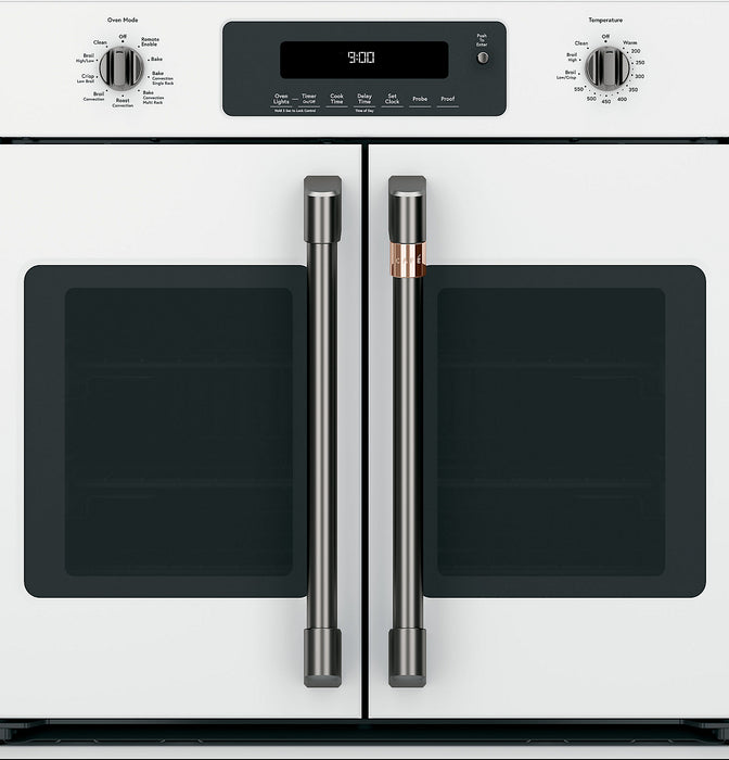 Café French-Door Wall Oven Brushed Black Knobs and Handles - CXWSFHKPMBT
