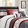 Lampa 7-Piece Queen Comforter - Red