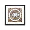 \"Smoke Circus I\" Matted and Framed Black 30x30 Wall Art