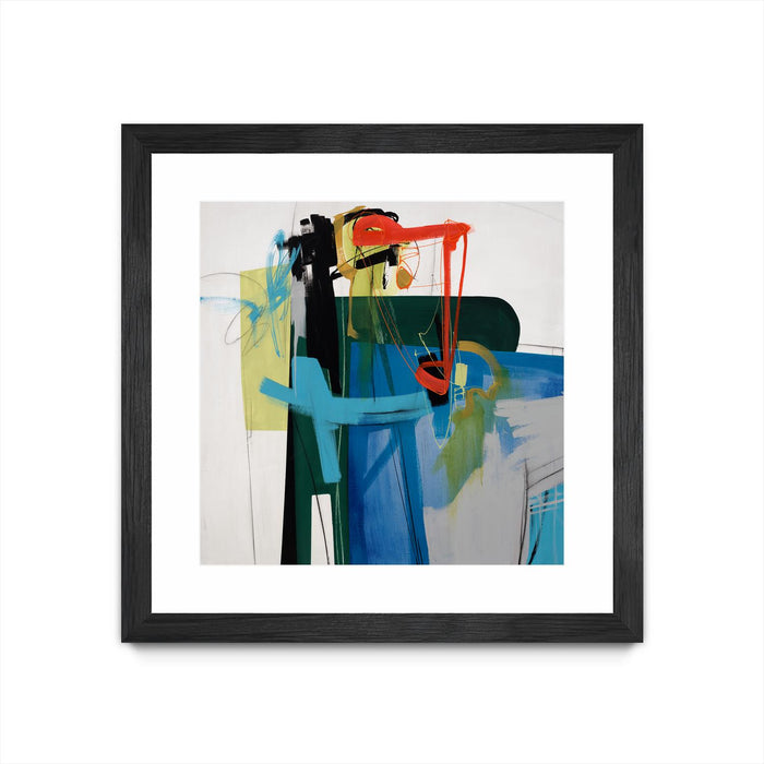\"Return The Fork\" Matted and Framed Black 36x36 Wall Art