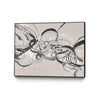 \"Demanding Order Iv\" Canvas Framed Black 32x24 Wall Art