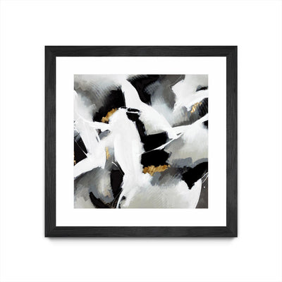 "Driven To Dig In" Matted and Framed Black 36x36 Wall Art