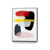 \"Joy And Pop I\" Canvas Framed Black 18x24 Wall Art