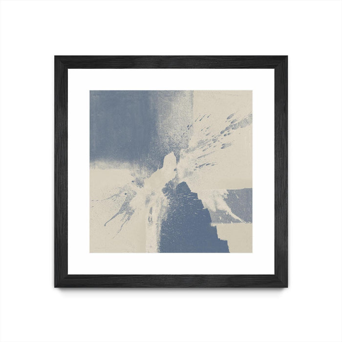 \"Cool Fury I\" Matted and Framed Black 30x30 Wall Art