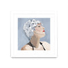 \"Getting My Tan On\" Matted and Framed White 36x36 Wall Art
