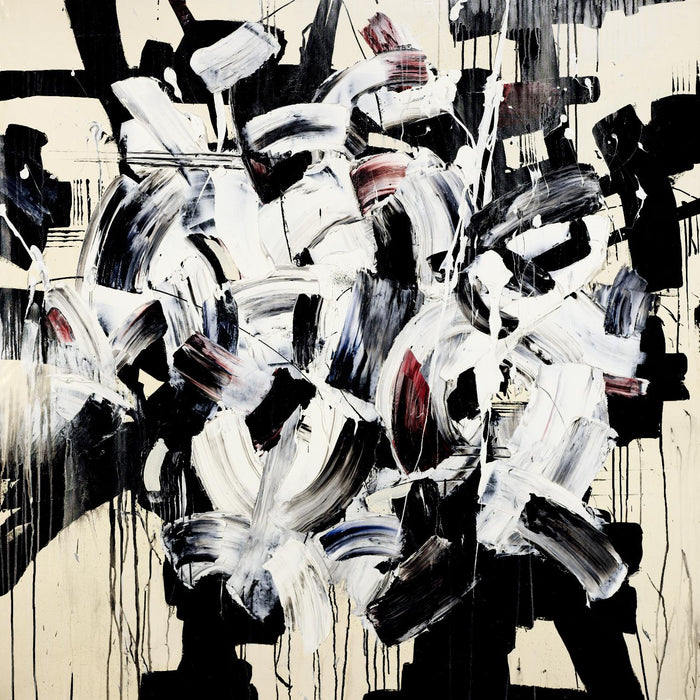\"Racing Thoughts\" Giant Art 54x54 Wall Art