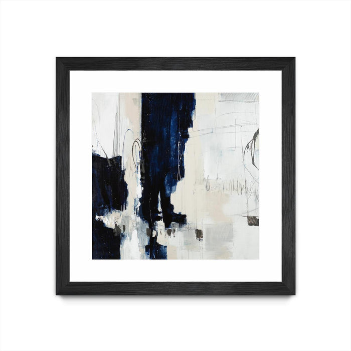 \"Underground Mechanics\" Matted and Framed Black 30x30 Wall Art